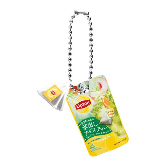 Lipton ミニチュアチャームコレクション 水出しアイスティー グリーンティーピーチ&オレンジ