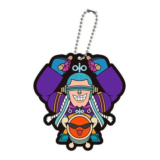 ワンピース×太鼓の達人 カプセルラバーマスコット フランキー メカドン