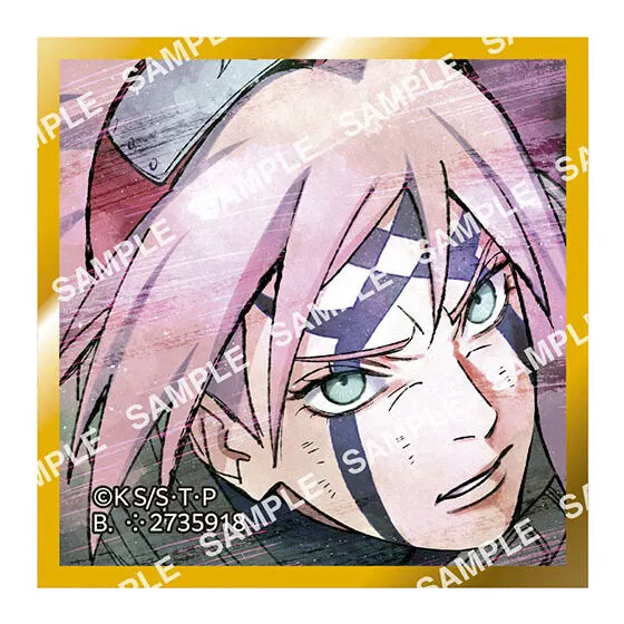 豆ガシャ色紙 NARUTO-ナルト- 疾風伝 第二弾 春野サクラ