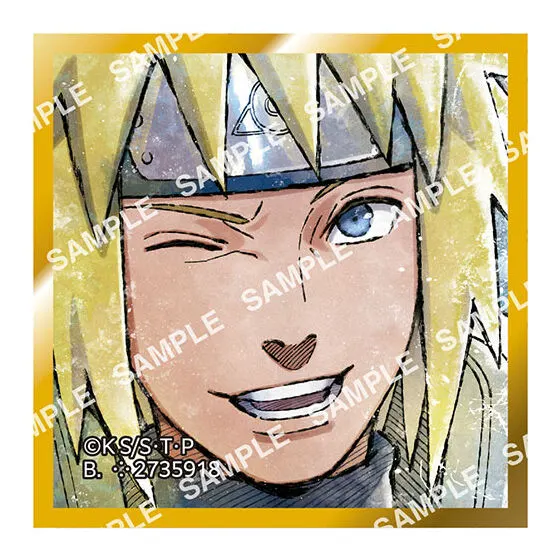 豆ガシャ色紙 NARUTO-ナルト- 疾風伝 第二弾 波風ミナト