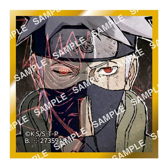 豆ガシャ色紙 NARUTO-ナルト- 疾風伝 第二弾 はたけカカシ