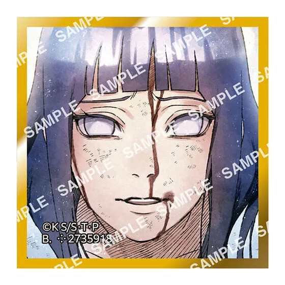 豆ガシャ色紙 NARUTO-ナルト- 疾風伝 第二弾 日向ヒナタ