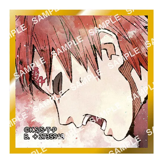 豆ガシャ色紙 NARUTO-ナルト- 疾風伝 第二弾 我愛羅