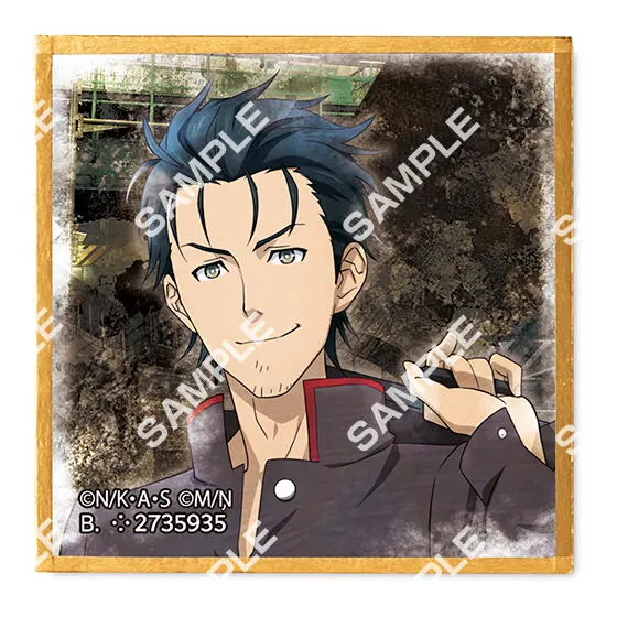 豆ガシャ色紙 物語シリーズ×STEINS;GATE 15周年コラボ 岡部倫太郎