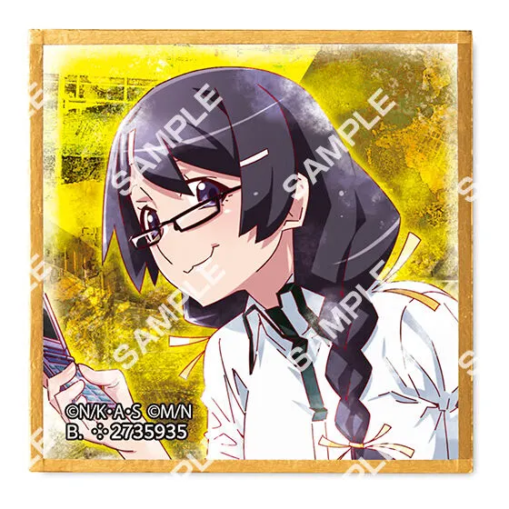 豆ガシャ色紙 物語シリーズ×STEINS;GATE 15周年コラボ 羽川翼