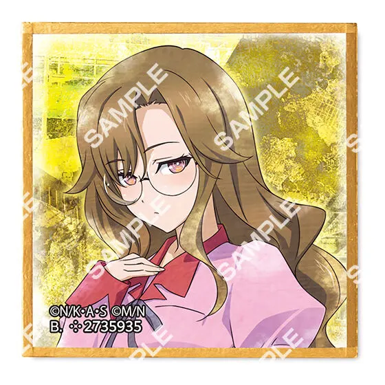 豆ガシャ色紙 物語シリーズ×STEINS;GATE 15周年コラボ 桐生萌郁