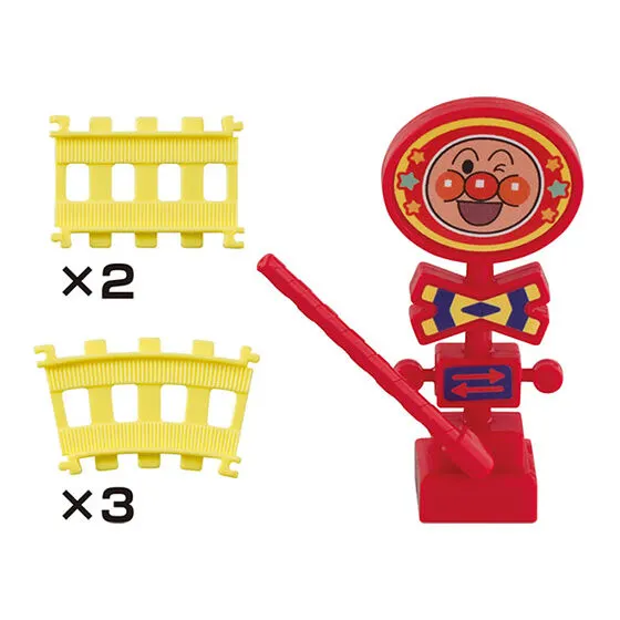 それいけ!アンパンマン キャラレールNEW3 踏切+レールセット