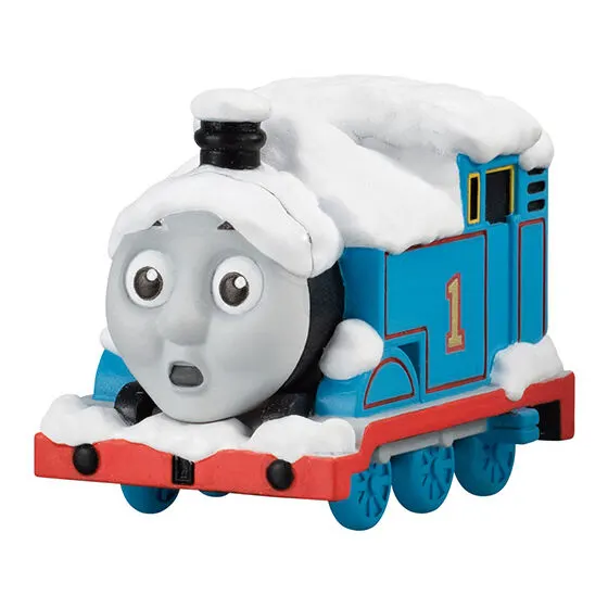 きかんしゃトーマス ならぶんです。 雪に埋もれるトーマス!