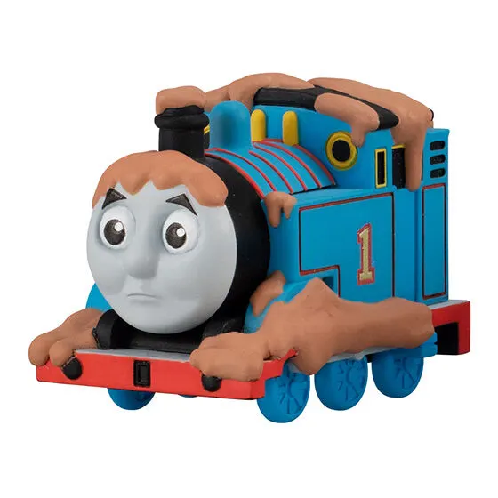 きかんしゃトーマス ならぶんです。 泥をかぶったトーマス!