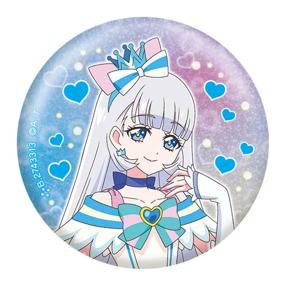 プリキュアオールスターズ プリキュアあそーと2024 C賞缶ミラー(キュアニャミー)