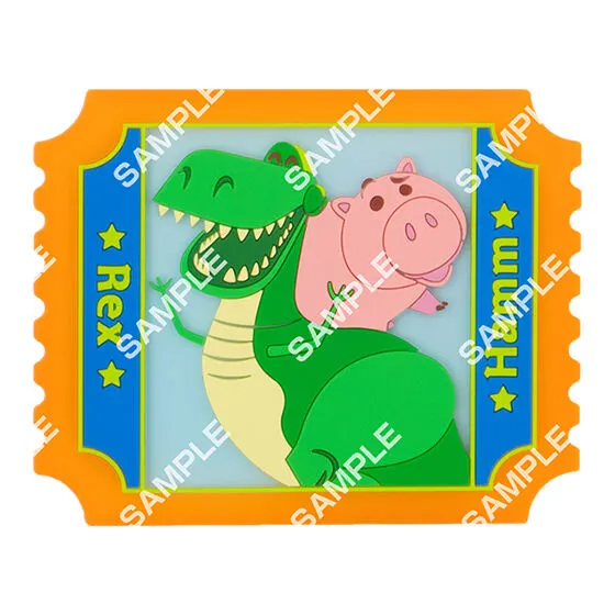 TOY STORY クリアラバーコースター Rex&Hamm