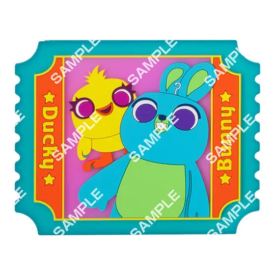 TOY STORY クリアラバーコースター Ducky&Bunny