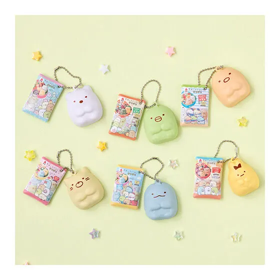 紀文すみっコぐらしかまぼこ ミニチュアチャーム 集合カット