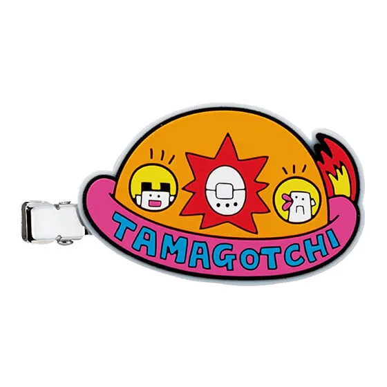たまごっち カプセルヘアクリップ2 UFOマーク(オレンジ)