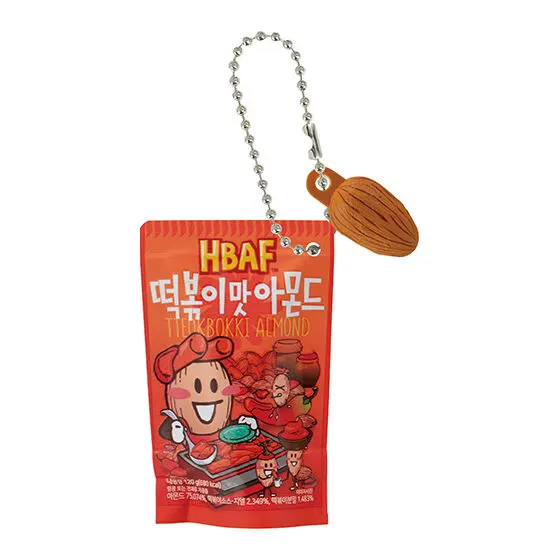 HBAF ミニチュアシャカシャカチャーム TTEOKBOKKI ALMOND