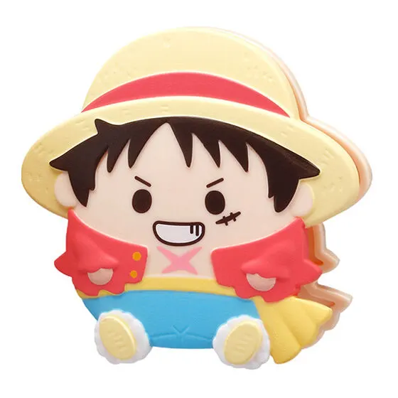 ONE PIECE 麦たまの一味 はさむんです。クリップ ルフィ