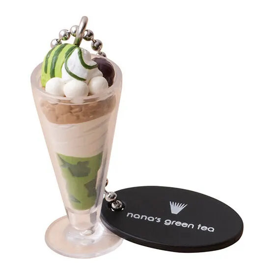 ナナズグリーンティー ミニチュアチャーム 抹茶白玉パフェ