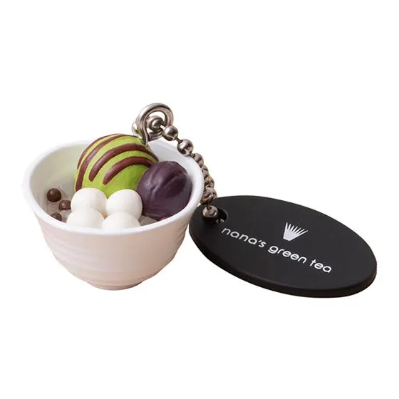 ナナズグリーンティー ミニチュアチャーム 抹茶クリームあんみつ