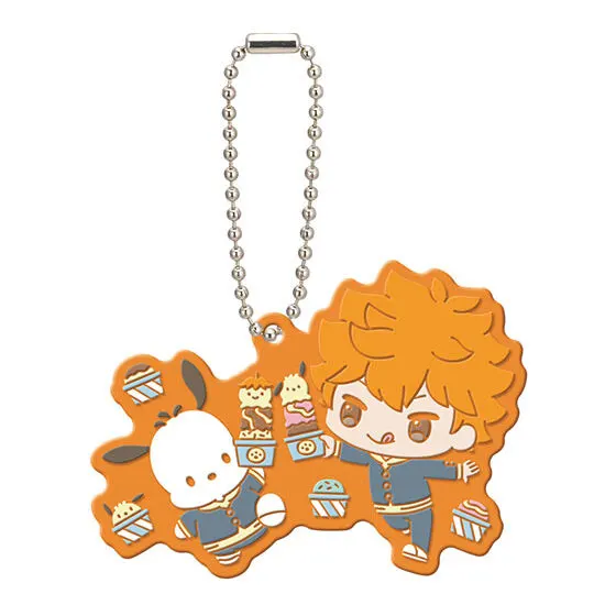 ハイキュー!!×サンリオキャラクターズ スペシャルラバーマスコット 日向 翔陽・ポチャッコ