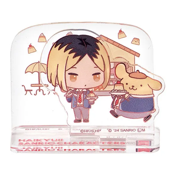ハイキュー!!×サンリオキャラクターズ アクリルあそーと アクリルスタンド 孤爪 研磨・ポムポムプリン