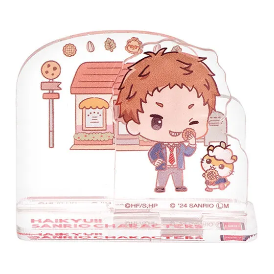 ハイキュー!!×サンリオキャラクターズ アクリルあそーと アクリルスタンド 夜久 衛輔・コロコロクリリン