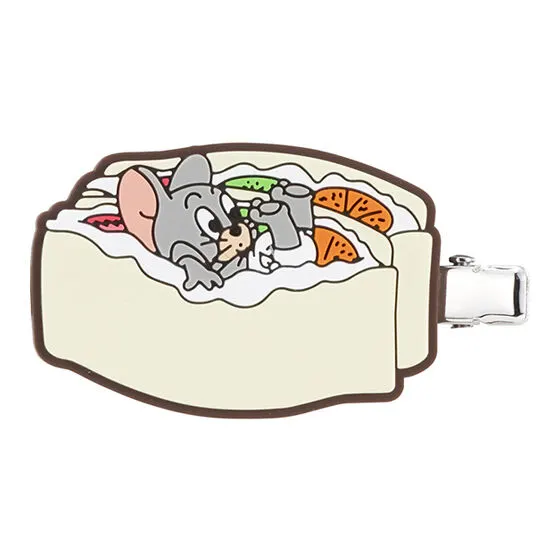 TOM and JERRY カプセルヘアクリップ２ タフィーとフルーツサンド