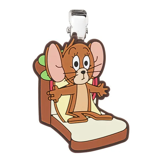 TOM and JERRY カプセルヘアクリップ２ ジェリーとサンドイッチ