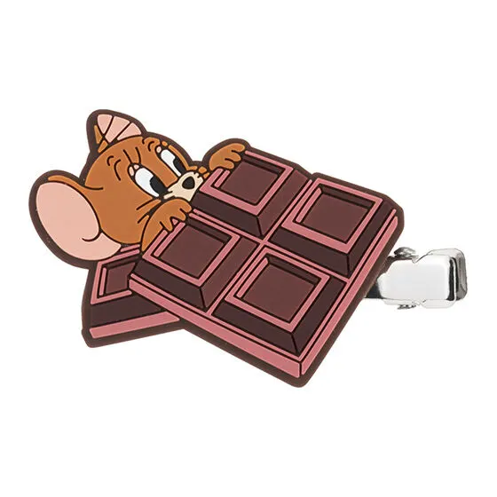 TOM and JERRY カプセルヘアクリップ２ ジェリーとチョコレート