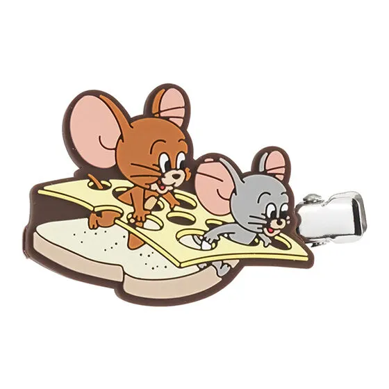 TOM and JERRY カプセルヘアクリップ２ ジェリーとタフィー