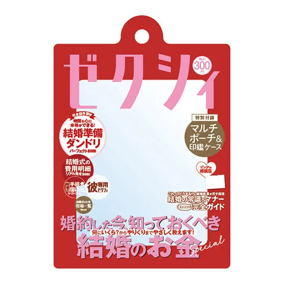 ゼクシィ だれでもアクリルチャーム 結婚のお金号