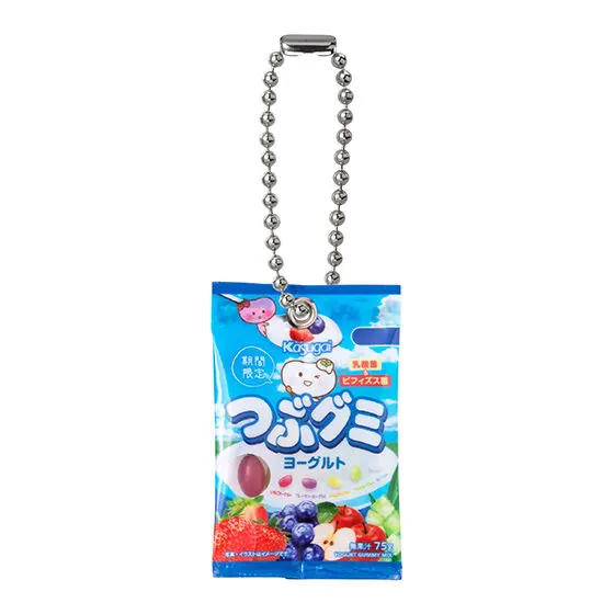 つぶグミ ミニチュアチャーム つぶグミヨーグルト