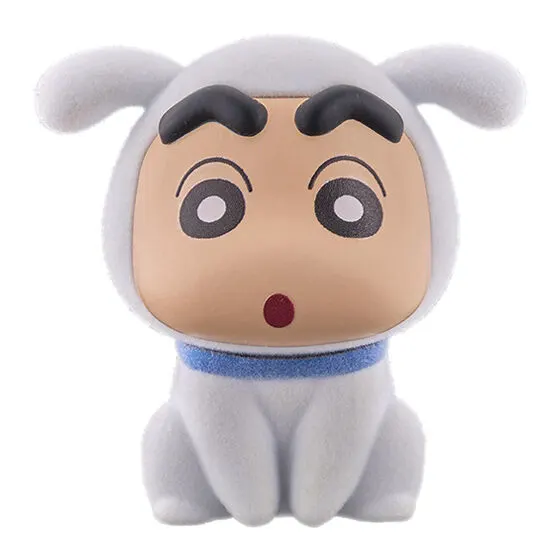 クレヨンしんちゃん シロがいっぱい フロッキードール しんちゃん(シロのきぐるみ)