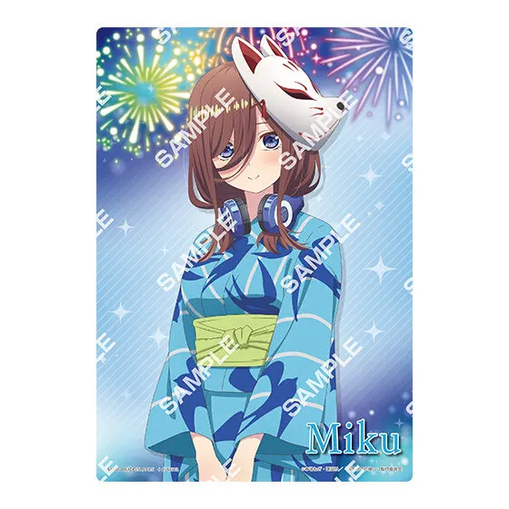 五等分の花嫁∽ クリアポスターコレクション2 三玖A
