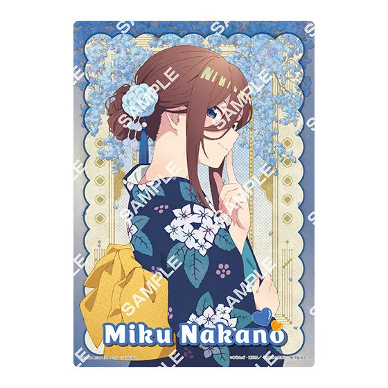 五等分の花嫁∽ クリアポスターコレクション2 三玖B