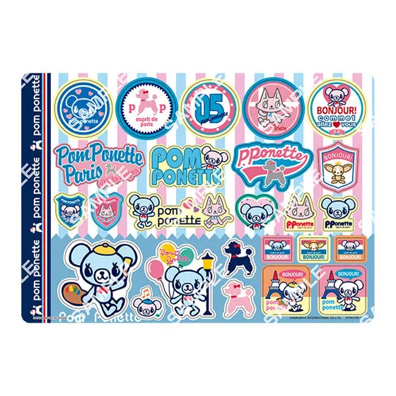 ナルミヤキャラクターズ ジャンボシールダス POM PONETTE①