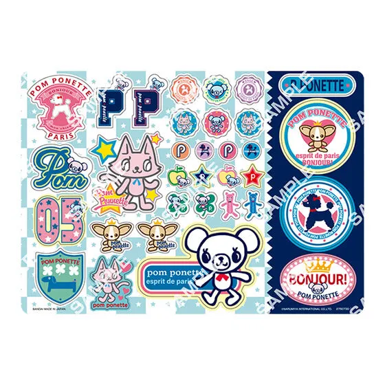 ナルミヤキャラクターズ ジャンボシールダス POM PONETTE②