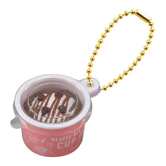 MERCER bis ミニチュアチャーム カップシフォン チョコレート