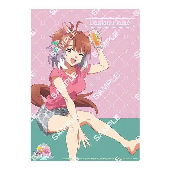 バンダイナムコアミューズメント限定 【フラットガシャポン】劇場版『ウマ娘 プリティーダービー 新時代の扉』コレクタブルクリアボード~Relax time~ ダンツフレーム