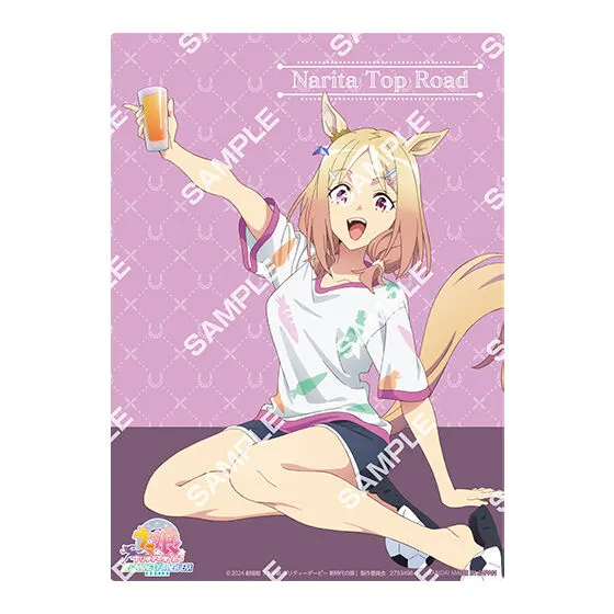 バンダイナムコアミューズメント限定 【フラットガシャポン】劇場版『ウマ娘 プリティーダービー 新時代の扉』コレクタブルクリアボード~Relax time~ ナリタトップロード