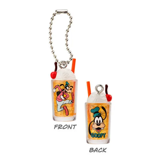 “ディズニーキャラクター” レトログラスミニチュアチャーム グーフィー