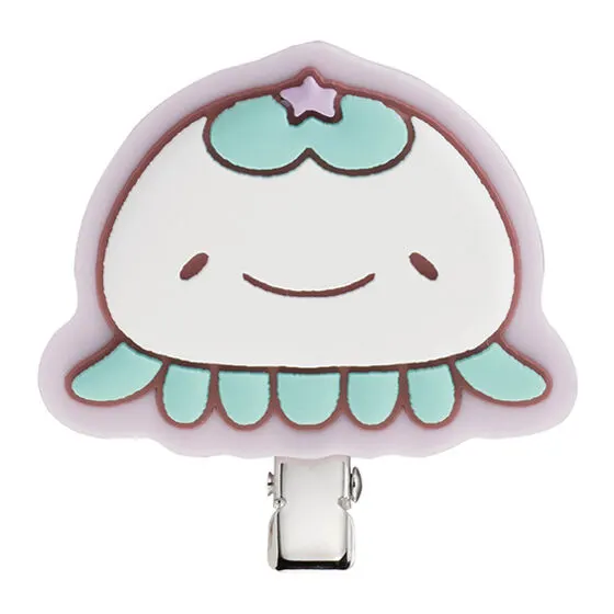 ゆるいるか カプセルヘアクリップ クラゲ