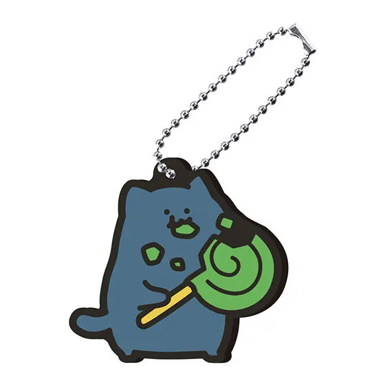 お文具といっしょ カプセルラバーマスコット~おっきなペロペロキャンディなのです~ 猫さん