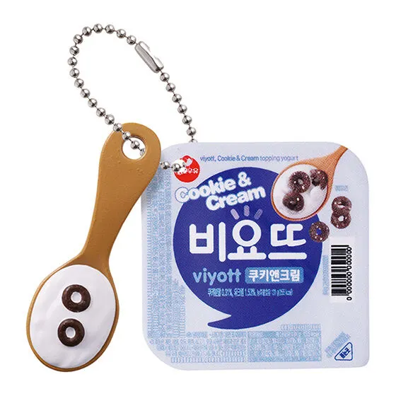 ビヨット ミニシャカシャカチャーム クッキー＆クリーム