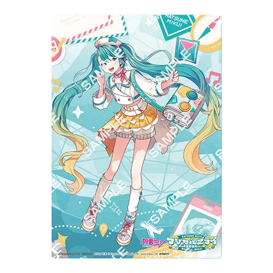 初音ミク「マジカルミライ 2024」 クリアビジュアルポスター デザイン１