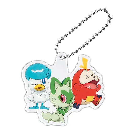 ポケットモンスター 旅立ちの3匹アクリルスイング ニャオハ&ホゲータ&クワッス