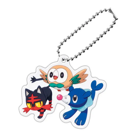 ポケットモンスター 旅立ちの3匹アクリルスイング モクロー&ニャビー&アシマリ