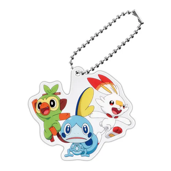 ポケットモンスター 旅立ちの3匹アクリルスイング サルノリ&ヒバニー&メッソン