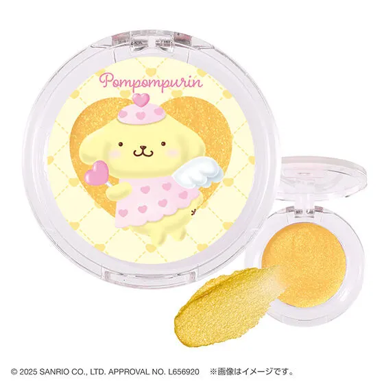 ポンデクルール サンリオキャラクターズ 夢みるエンジェルデザイン マルチカラーバーム ポムポムプリン(カラー・パインゴールド)