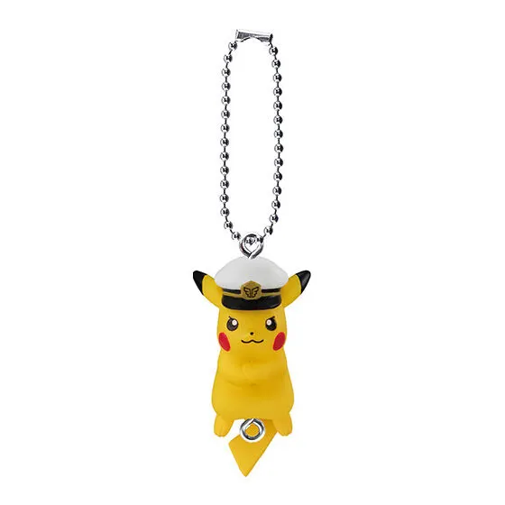 ポケットモンスター つまんでつなげてマスコット11 キャプテンピカチュウ(ボールチェーンver.)