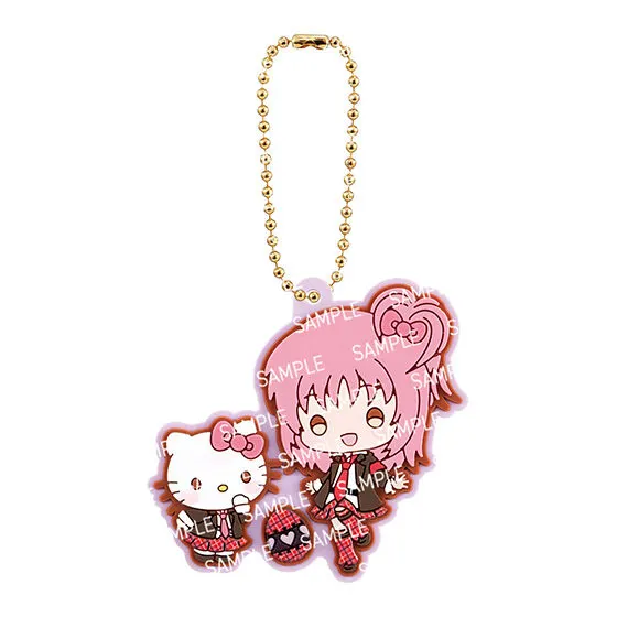 しゅごキャラ!×サンリオキャラクターズ スペシャルラバーマスコット 日奈森 あむ × ハローキティ